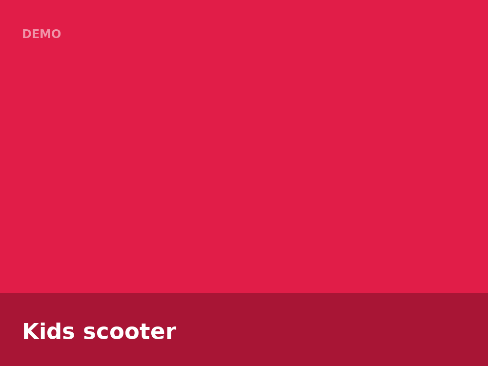 Kids scooter