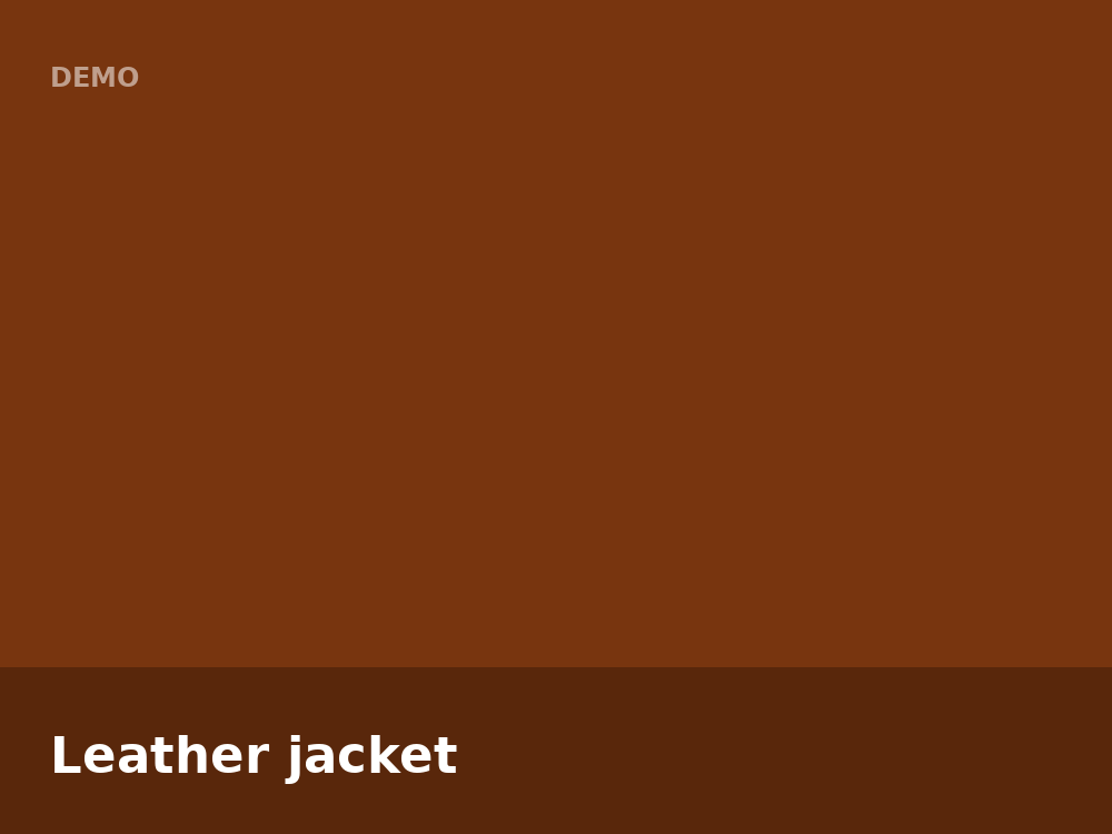 Leather jacket