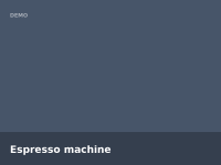 Espresso machine